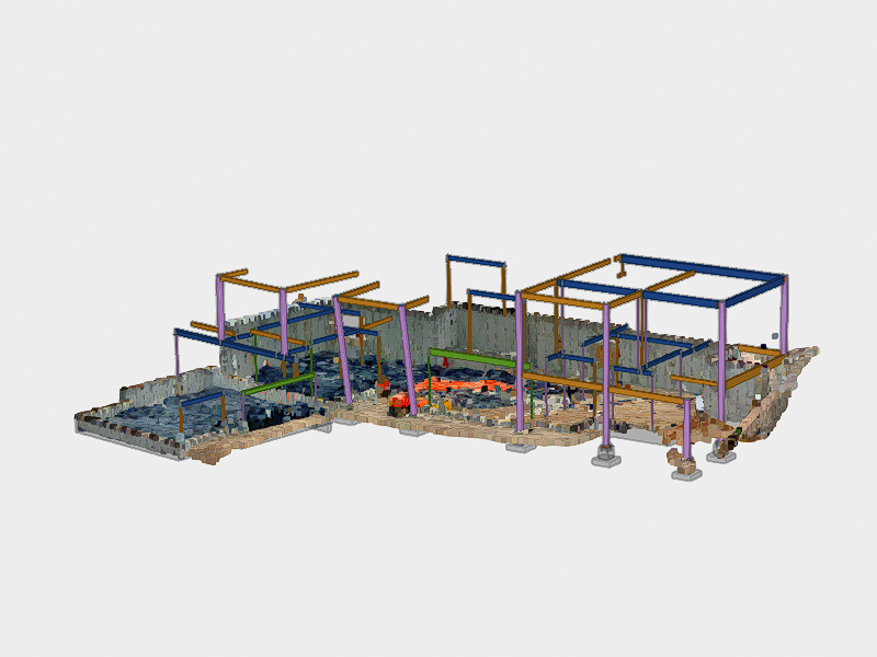 Mountain Living - Steel and Concrete 3D Scanning coordination project in Utah